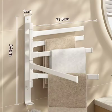 Suporte para Toalhas Dapper – Funcionalidade e Charme para Seu Espaço