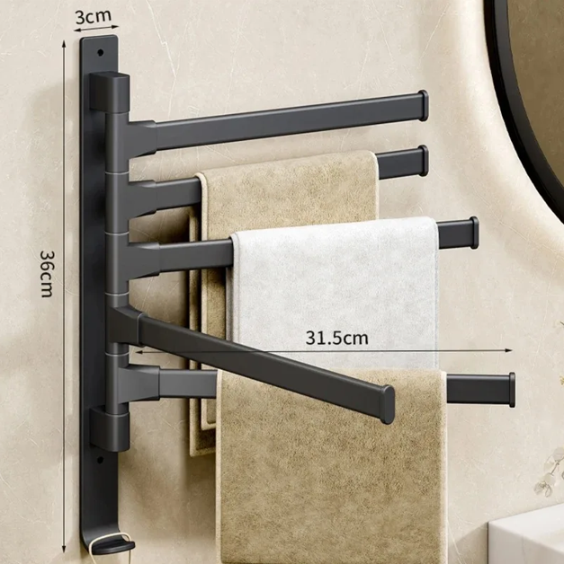 Suporte para Toalhas Dapper – Funcionalidade e Charme para Seu Espaço