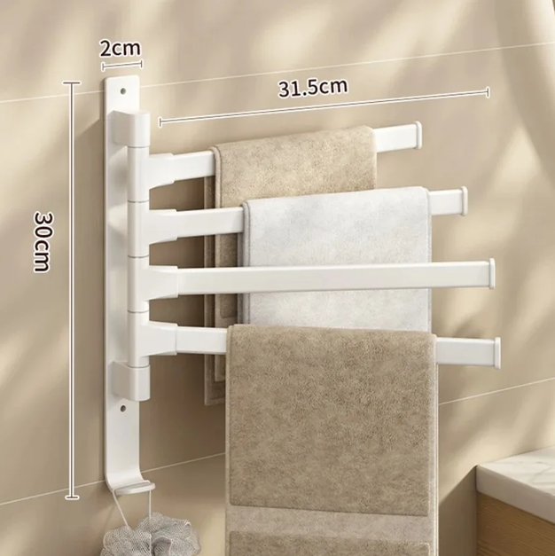 Suporte para Toalhas Dapper – Funcionalidade e Charme para Seu Espaço