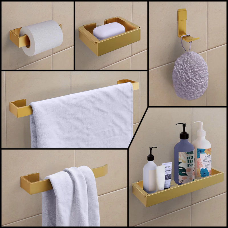 Conjunto de Acessórios para Banheiro Dapper – Transforme Seu Banheiro com Estilo