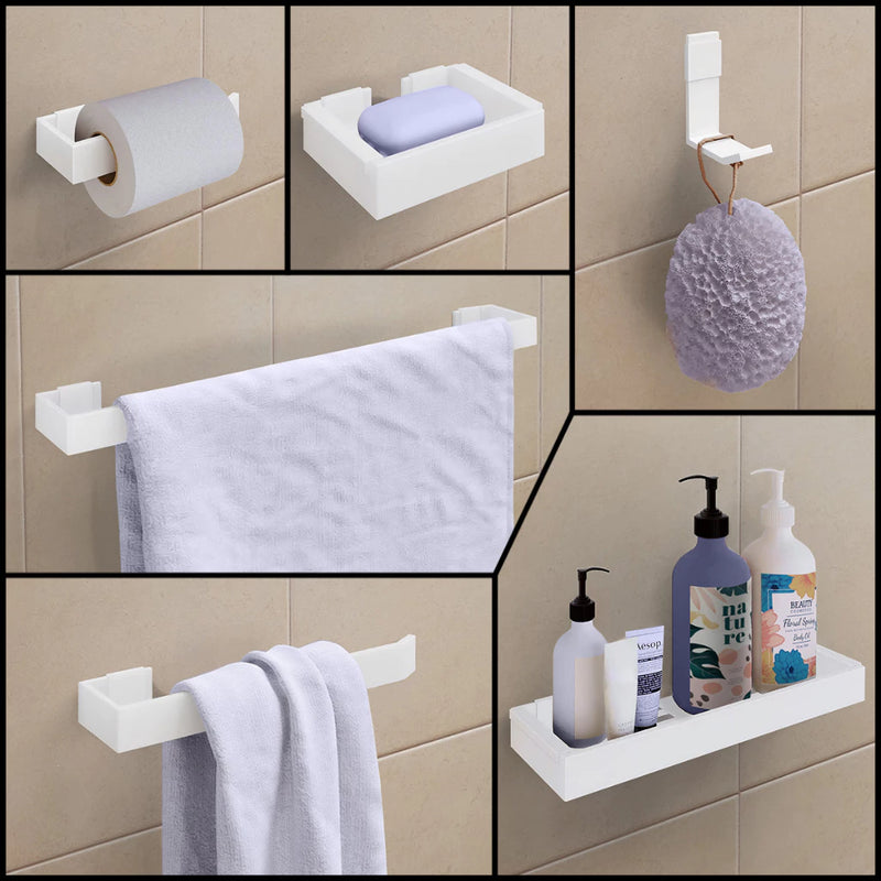 Conjunto de Acessórios para Banheiro Dapper – Transforme Seu Banheiro com Estilo