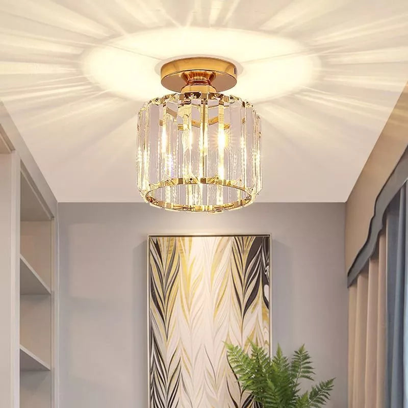 Elegante Lustre de Cristal Americano – Perfeito para Ambientes Refinados