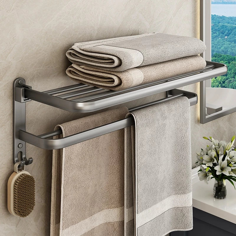 Porta-Toalhas Multifuncional Dapper – Ideal para Banheiros Modernos