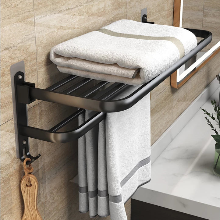 Porta-Toalhas Multifuncional Dapper – Ideal para Banheiros Modernos