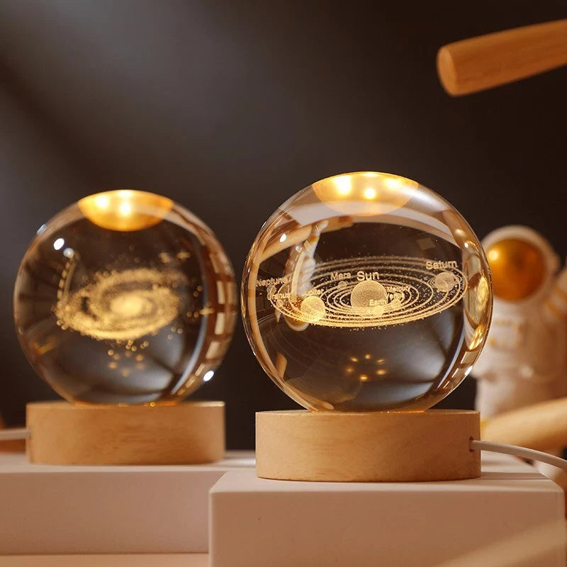 Luminária Bola de Cristal – Sofisticação e Luz para Seu Ambiente