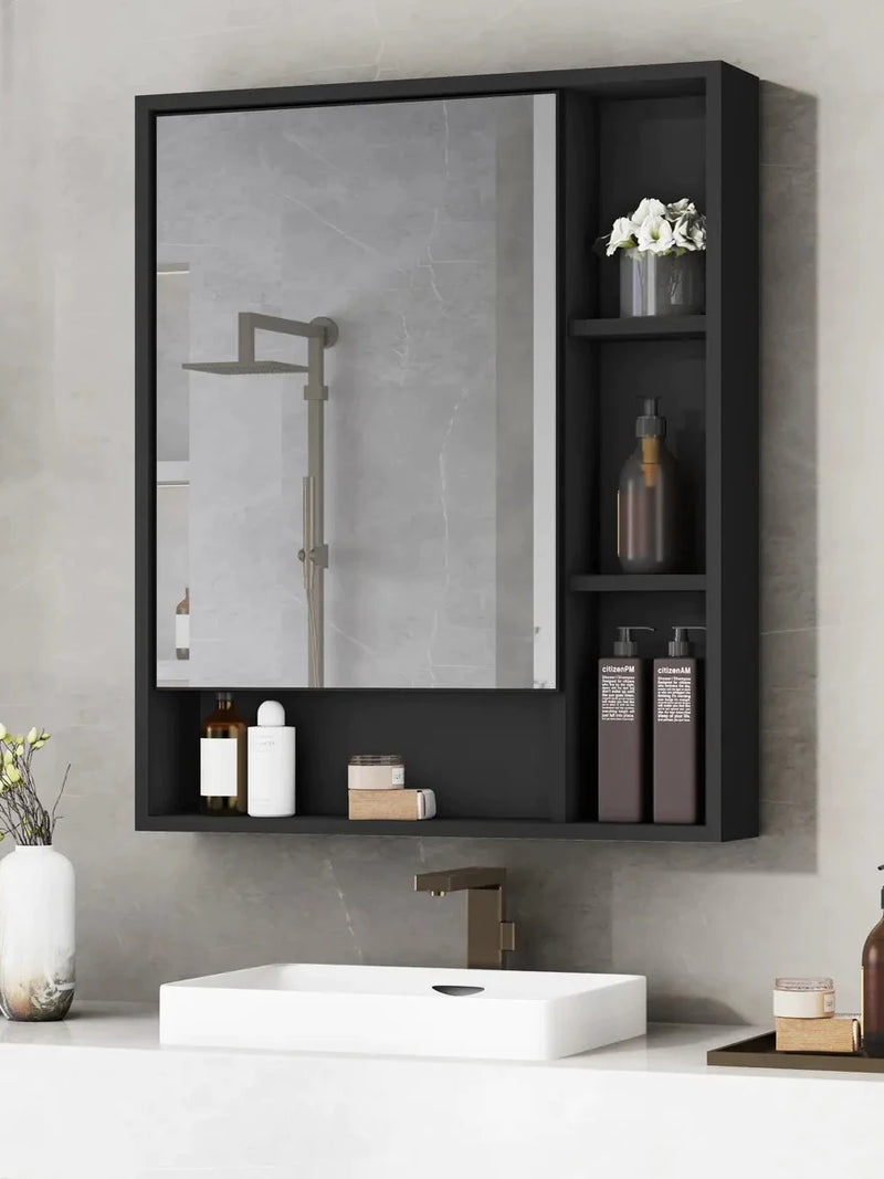 Espelho Dapper Prime com Nichos – Elegância e Organização para Seu Banheiro