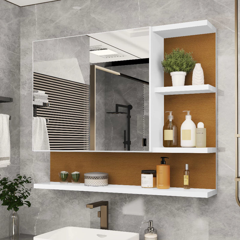 Espelho Dapper Lux com Prateleiras – Design Moderno e Funcional