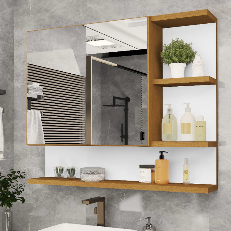 Espelho Dapper Lux com Prateleiras – Design Moderno e Funcional