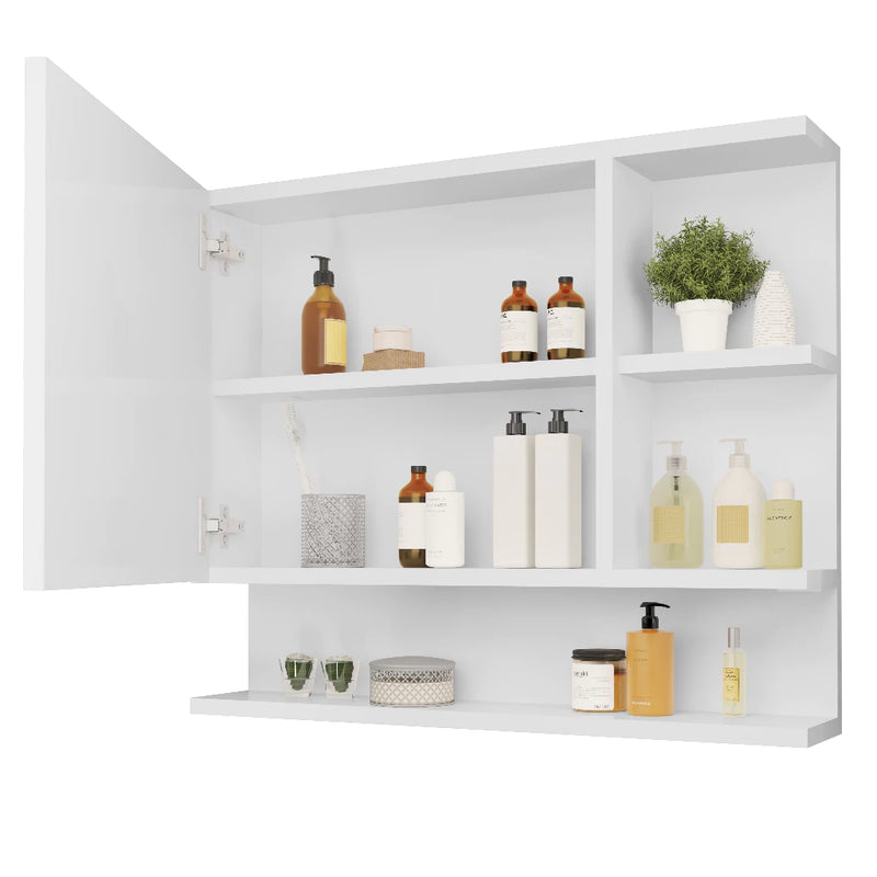 Espelho Dapper Lux com Prateleiras – Design Moderno e Funcional