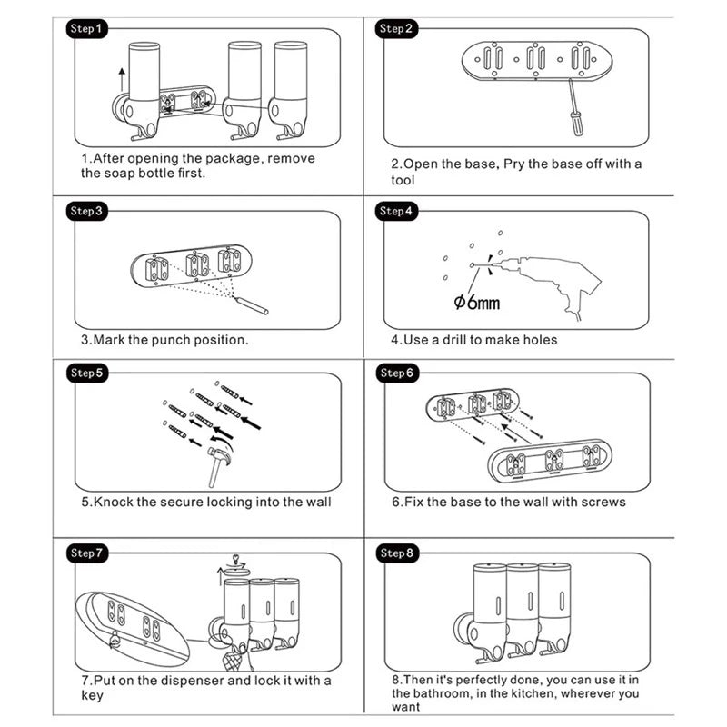 Dispensador manual de sabonete liquido - Dapper