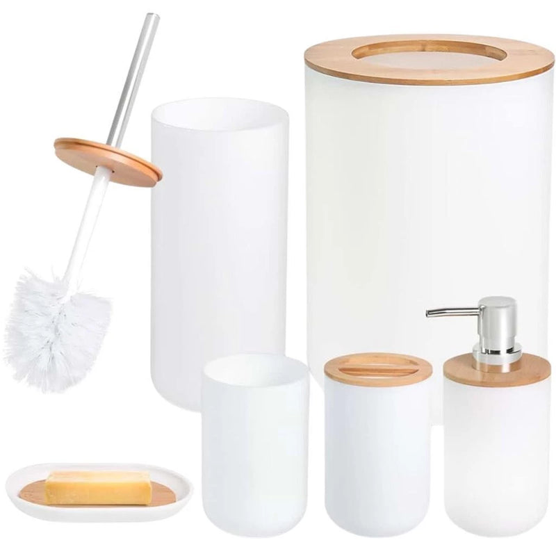 Conjunto de Higiene para Banheiro Dapper – Organização e Sofisticação em Cada Detalhe